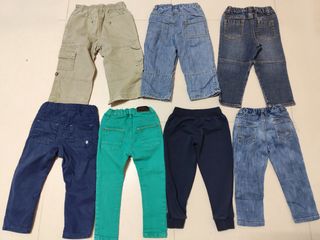 Lote 7 Calças Rapaz 18-24 Meses