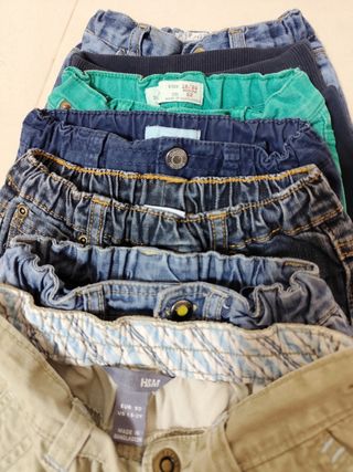 Lote 7 Calças Rapaz 18-24 Meses