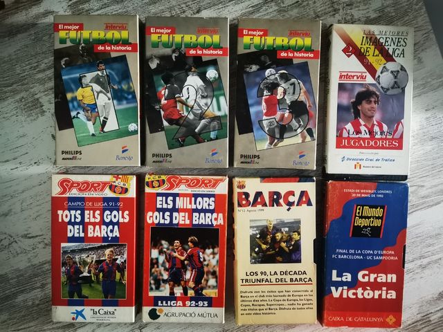Lotes VHS Fútbol Historia Barça 90-93