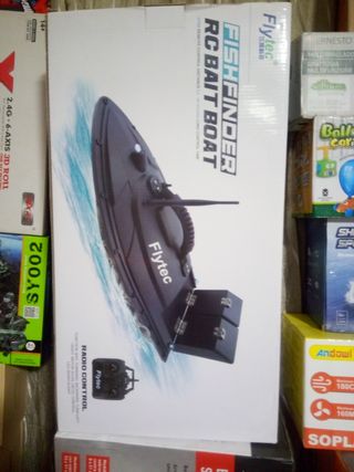 Barco RC Flytec Fishfinder Cebador