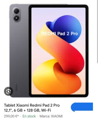 Tablet Xiaomi Redmi Pad 2 Pro 128GB Gris