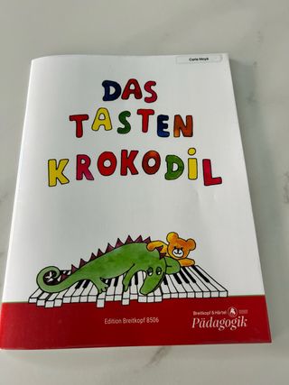 Libro piano Das Tasten Krokodil