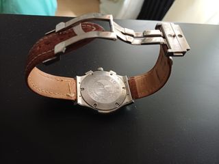 Reloj Hublot Marrón y Plateado