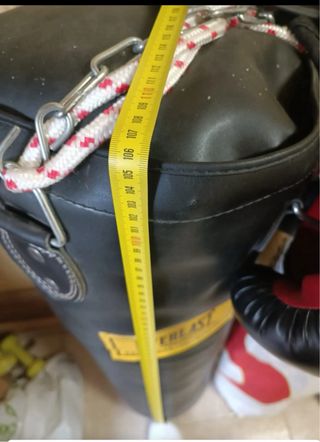 Saco y guantes de boxeo Everlast