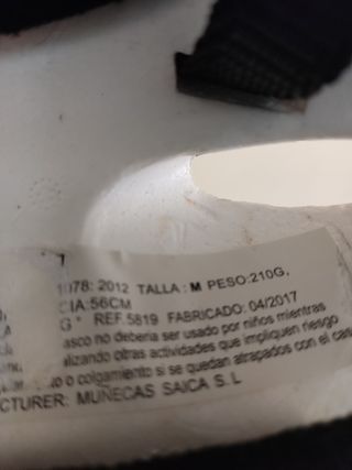 Casco infantil Ladybug 56cm