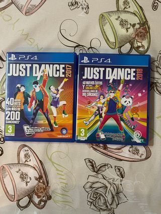 Just Dance 2017 y 2018 PS4. Se por separado