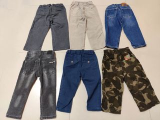 Lote 6 Calças Rapaz 12-18 Meses (86 cm)