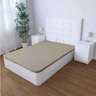 Canapé 135x190cm Beige y Blanco