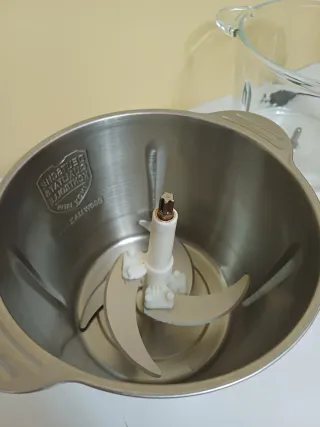 Picadora Inox y otra de cristal de 3L Deutschmann