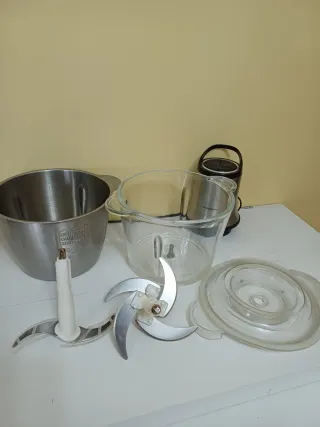 Picadora Inox y otra de cristal de 3L Deutschmann