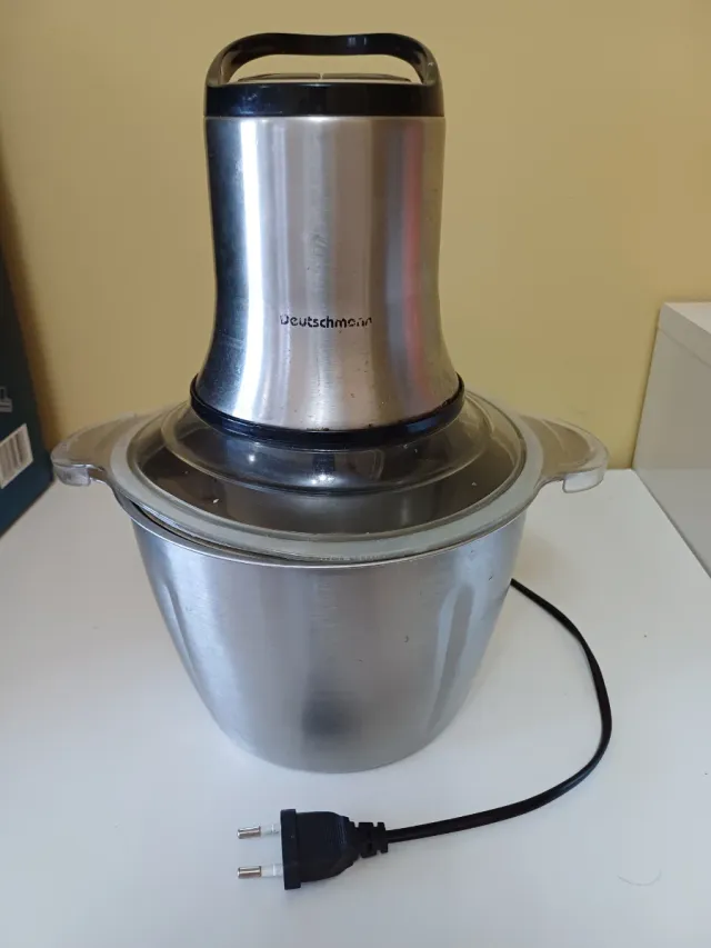 Picadora Inox y otra de cristal de 3L Deutschmann