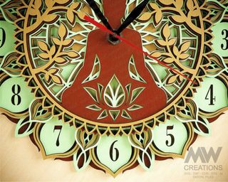 Orologio da Parete Mandala Buddha
