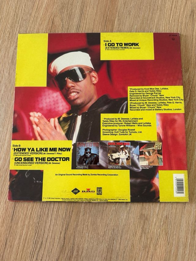 Kool Moe Dee - Vinil I Go To Work