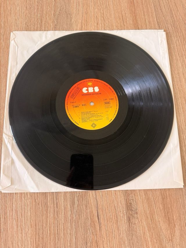 Vinil dos maiores sucessos da CBS