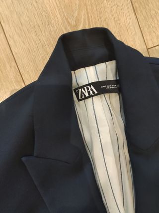 Blazer/americana entallada azul Zara 