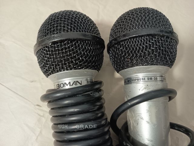 Cambio o vendo lote Micrófonos karaoke Boman DM-30