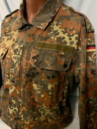 Camisa Camuflaje Alemana talla M-L Vintage