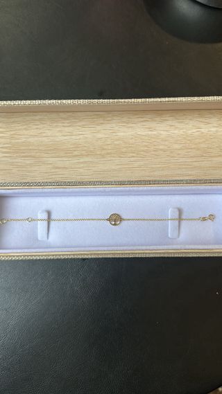 Pulsera Oro 18kl Árbol de la Vida