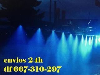 Foco LED azul atomizador