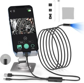 Cámara Endoscópica USB/Lightning con Luz LED