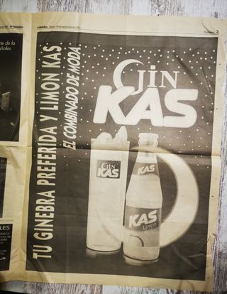 Recorte Periódico El Último de la Fila 1993
