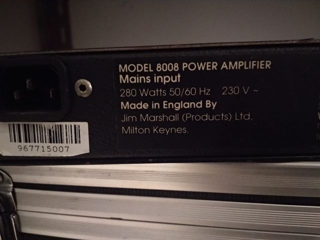 Amplificador de Potencia Marshall Valvestate 8008