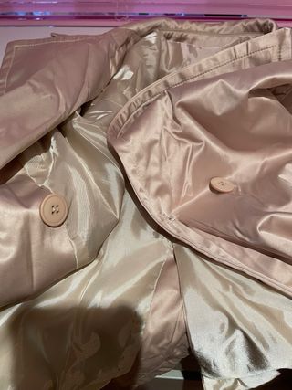 Gabardina Zara Beige Mujer