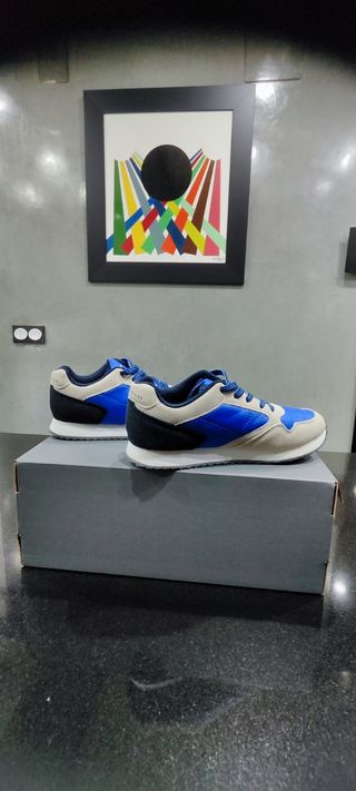 Zapatos Tommy Hilfiger Beige y Azul