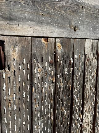 Trillo antiguo de madera