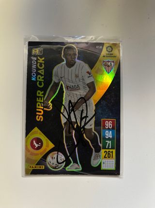 Cromo firmado Koundé La Liga Panini