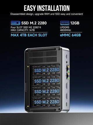 Mini PC GMKtec NucBox G9 Intel N150 12GB RAM