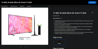 TV Samsung 55” 4K QE1C Como nueva, poco uso