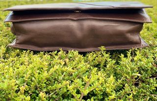 Bolso cartera vintage piel Yanko marrón