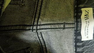 Patalon negro del zara para mujer