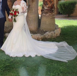 Vestido de Novia Sirena con Encaje