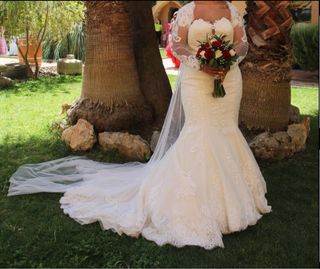 Vestido de Novia Sirena con Encaje