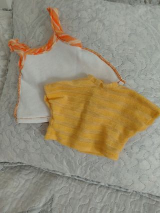 Conjunto Nenuca amarillo y blanco