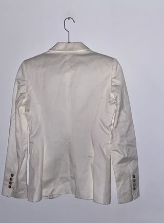 Americana Massimo Dutti Blanca Talla 36