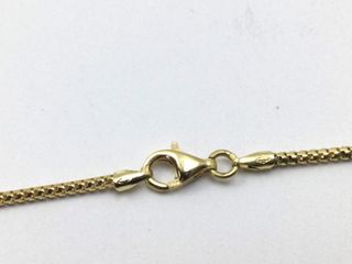 cadena oro 18k 22cm