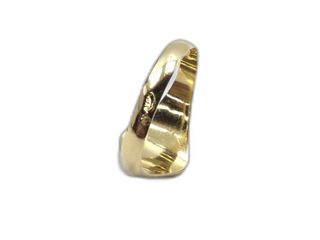 anillo oro 18k con piedra con circonita t. 13 (16,88 mm)