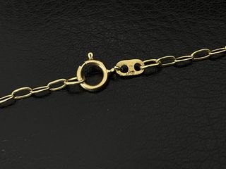 cadena oro 18k 31cm