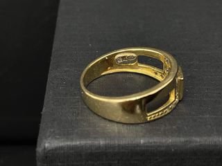 anillo oro 18k con piedra t. 10 (15,92 mm)