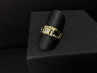 anillo oro 18k con piedra t. 10 (15,92 mm)