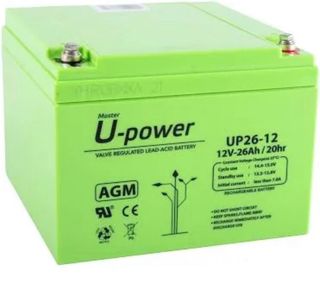 Batería AGM U-power 12V 26Ah