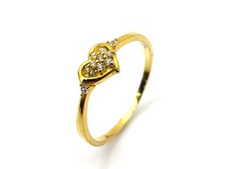 sortija plata 925mm con piedra con circonita