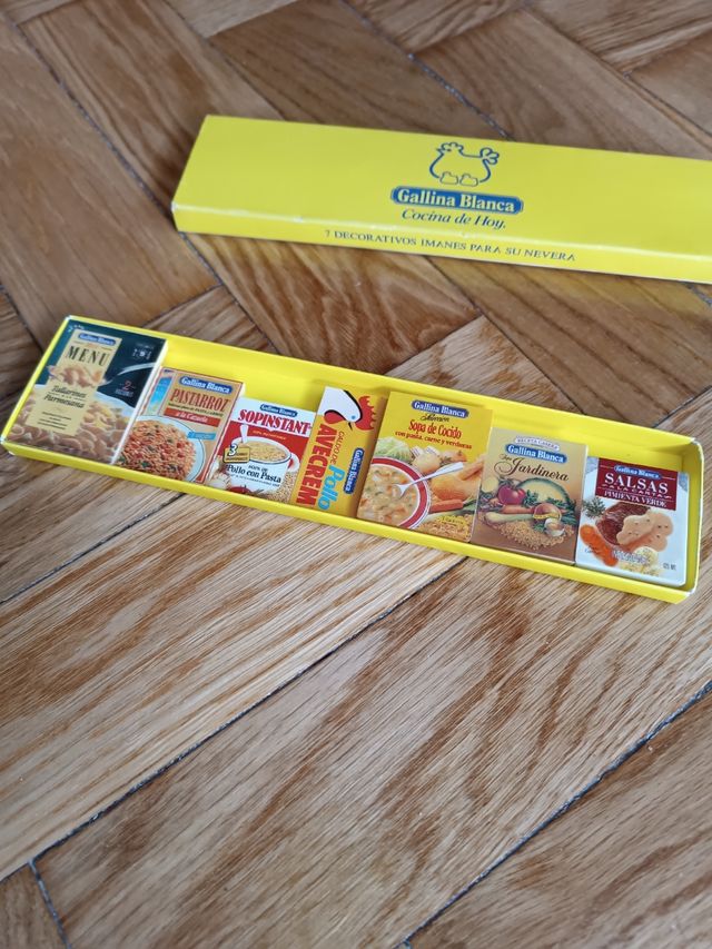 Magneti vintage della collezione Gallina Blanca