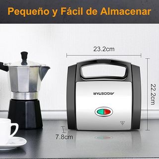 Aigostar Lamo - Sandwichera, 800W