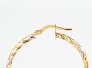 argollas oro 18k