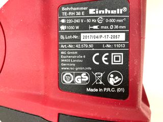 martillo electrico einhell te-rh 38e