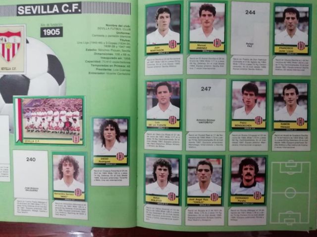 Álbum Fútbol 90 Panini